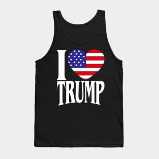 I Love Trump USA Election 2020 Alcohol Drink Fun Gift Tank Top